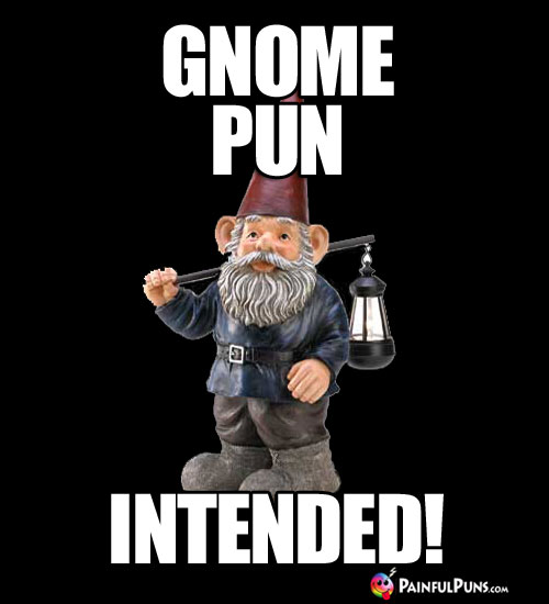 Gnome Pun Intended!